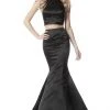 Sherri Hill - 51585 Two Piece Mermaid Dress With Sweep Train 1 Sherri Hill - 51585 Two Piece Mermaid Dress With Sweep Train