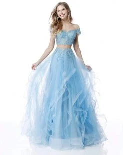 Sherri Hill - 51617 Two Piece Off-Shoulder Tulle Evening Dress 15 Sherri Hill - 51617 Two Piece Off-Shoulder Tulle Evening Dress
