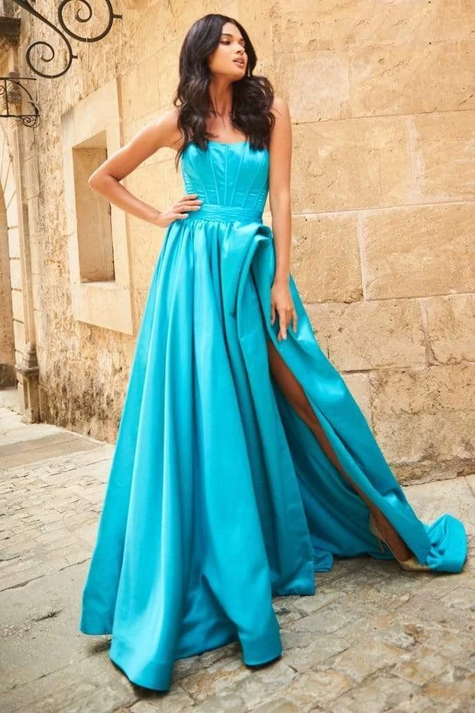 Sherri Hill - 51630 Strapless Semi-Sweetheart A-line Gown 7 Sherri Hill - 51630 Strapless Semi-Sweetheart A-line Gown