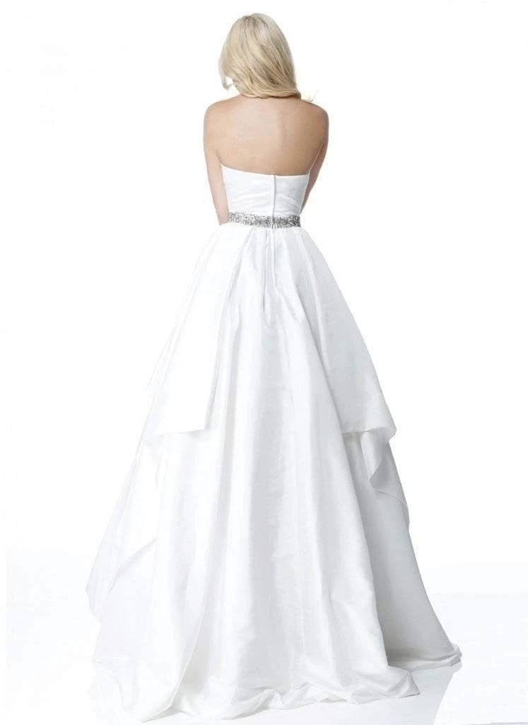 Sherri Hill - 51633 Strapless Bead Crusted Waist Ballgown 4 Sherri Hill - 51633 Strapless Bead Crusted Waist Ballgown