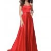 Sherri Hill - 51646 Beaded Ladder Back Halter Long Dress