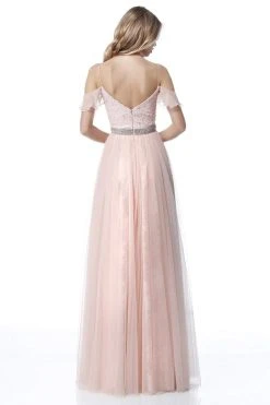 Sherri Hill - 51656 Plunging Off-Shoulder A Line Beaded Dress 12 Sherri Hill - 51656 Plunging Off-Shoulder A Line Beaded Dress