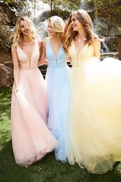 Sherri Hill - 51676 Sequin-Beaded Glitter A Line Dress 11 Sherri Hill - 51676 Sequin-Beaded Glitter A Line Dress