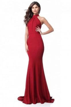 Sherri Hill - 51682 High Halter Mermaid Evening Dress