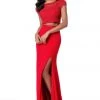 Sherri Hill - 51691 Two Piece Beaded Cap Sleeve Fitted Dress 2 Sherri Hill - 51691 Two Piece Beaded Cap Sleeve Fitted Dress