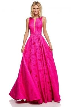 Sherri Hill - 51703 High Neckline Long Dress