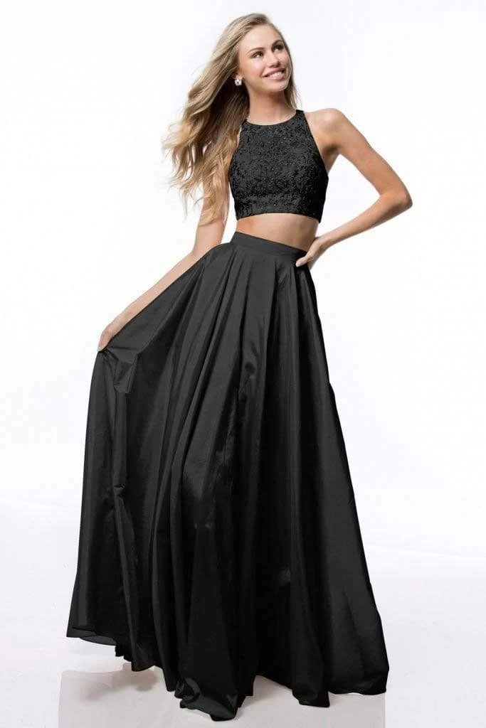 Sherri Hill - 51723 Two Piece Beaded Crop Top A Line Dress 5 Sherri Hill - 51723 Two Piece Beaded Crop Top A Line Dress