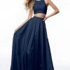 Sherri Hill - 51723 Two Piece Beaded Crop Top A Line Dress 1 Sherri Hill - 51723 Two Piece Beaded Crop Top A Line Dress
