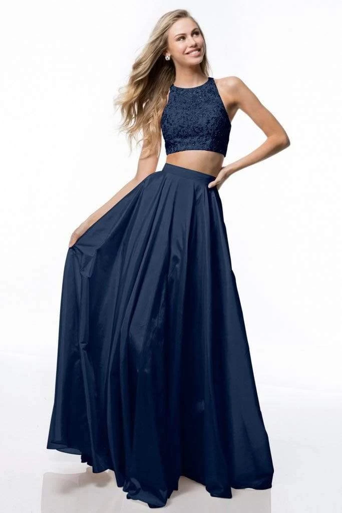 Sherri Hill - 51723 Two Piece Beaded Crop Top A Line Dress 3 Sherri Hill - 51723 Two Piece Beaded Crop Top A Line Dress