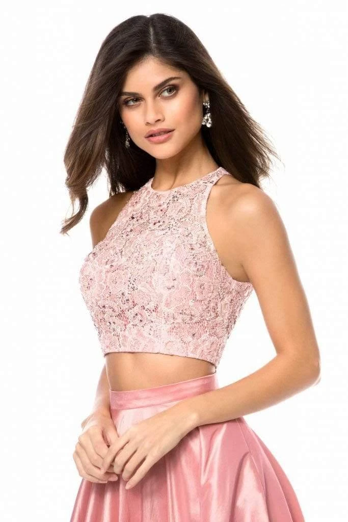 Sherri Hill - 51723 Two Piece Beaded Crop Top A Line Dress 7 Sherri Hill - 51723 Two Piece Beaded Crop Top A Line Dress