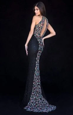 Sherri Hill - 51739 Halter Beaded Long Dress