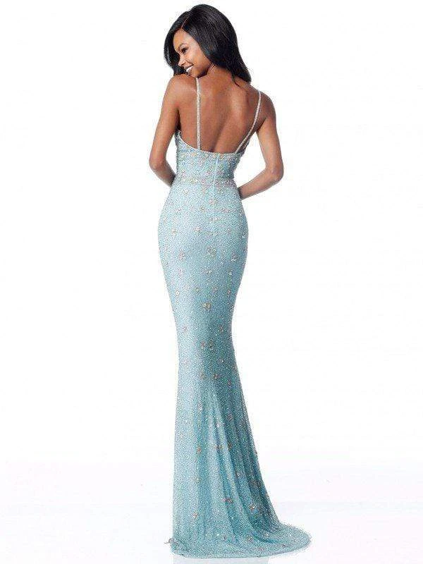 Sherri Hill - 51751 Beaded V-neck Trumpet Dress With Train 4 Sherri Hill - 51751 Beaded V-neck Trumpet Dress With Train