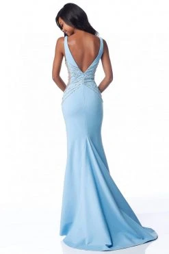 Sherri Hill - 51759 Bead-Detailed Long Mermaid Dress 5 Sherri Hill - 51759 Bead-Detailed Long Mermaid Dress