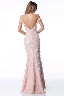 Sherri Hill - 51767 Lace Applique Off-Shoulder Trumpet Dress