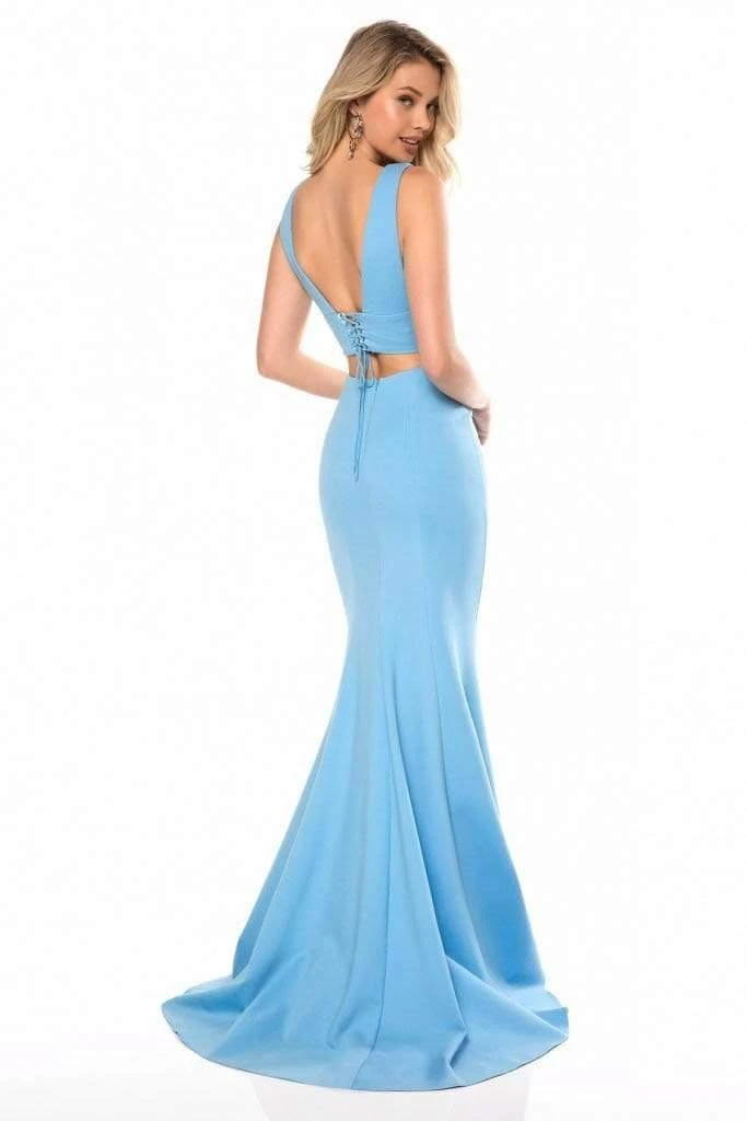 Sherri Hill - 51775 Two Piece Lace-Up Mermaid Dress 4 Sherri Hill - 51775 Two Piece Lace-Up Mermaid Dress