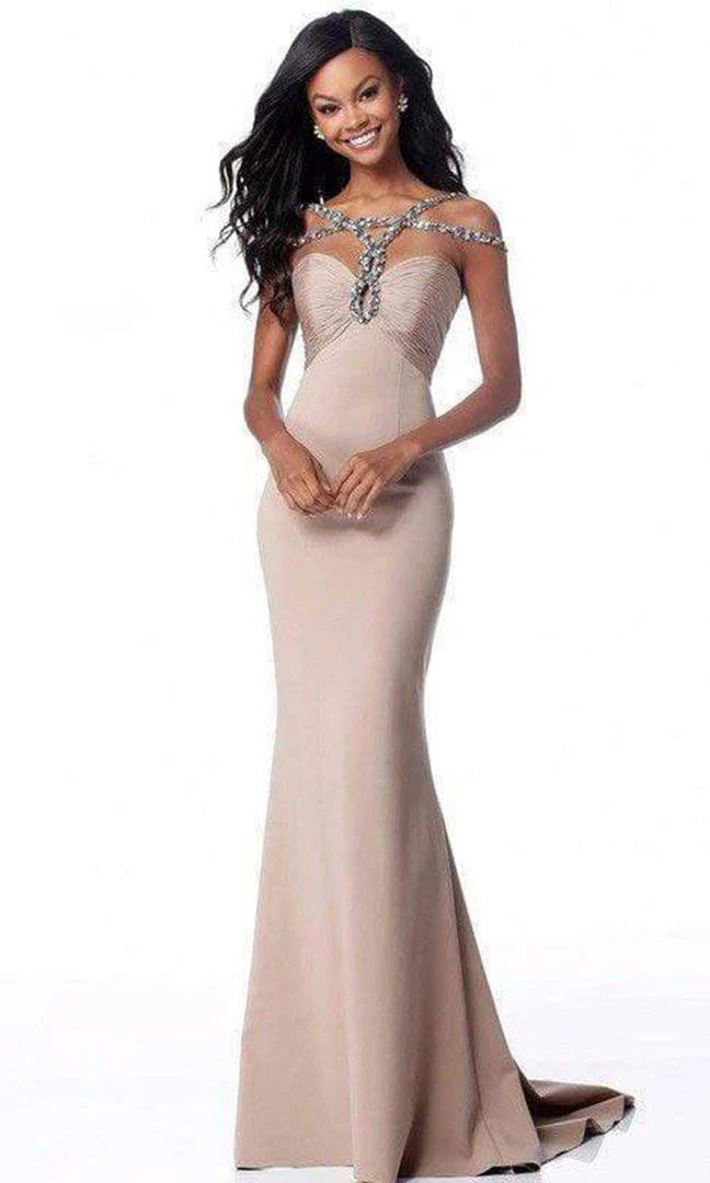 Sherri Hill - 51776 Beaded Strappy Sweetheart Mermaid Dress 5 Sherri Hill - 51776 Beaded Strappy Sweetheart Mermaid Dress