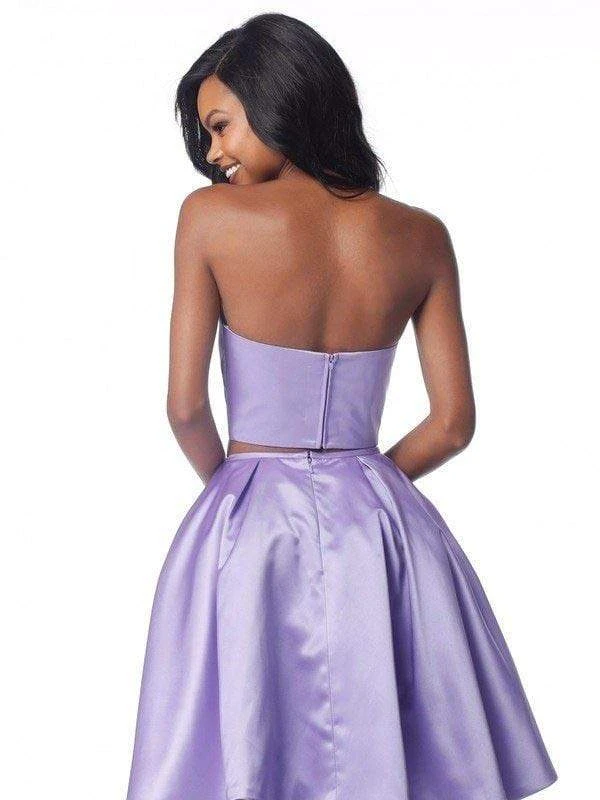 Sherri Hill - 51823 Strapless Satin Two-Piece Cocktail Dress 4 Sherri Hill - 51823 Strapless Satin Two-Piece Cocktail Dress