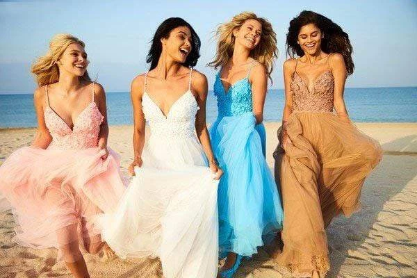 Sherri Hill - 51866 Floral Appliqued Plunging V-Neck Dress 7 Sherri Hill - 51866 Floral Appliqued Plunging V-Neck Dress