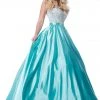 Sherri Hill - 51884 Strapless Beaded Satin Ballgown 2 Sherri Hill - 51884 Strapless Beaded Satin Ballgown