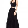 Sherri Hill - 51900 Two Piece Halter Straps A-Line Dress 1 Sherri Hill - 51900 Two Piece Halter Straps A-Line Dress