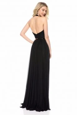 Sherri Hill - 51900 Two Piece Halter Straps A-Line Dress