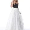 Sherri Hill - 51906 Floral Appliqued Strapless Ballgown
