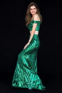 Sherri Hill - 51934 Two Piece Sequin Embellished Sheath Dress