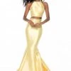 Sherri Hill - 52024 Strappy Two Piece Halter Mermaid Gown 2 Sherri Hill - 52024 Strappy Two Piece Halter Mermaid Gown