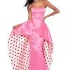Sherri Hill - 52054 Strapless Dress With Polka Dot Overskirt