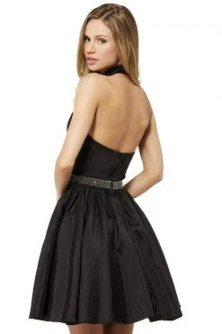 Sherri Hill - 52064 High Halter A Line Short Dress 5 Sherri Hill - 52064 High Halter A Line Short Dress