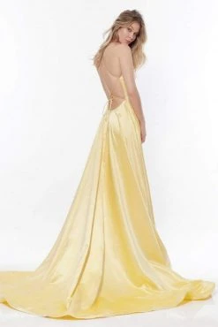 Sherri Hill - 52095 Sexy Strappy Back Long Satin Dress 21 Sherri Hill - 52095 Sexy Strappy Back Long Satin Dress
