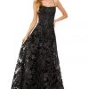 Sherri Hill - 52240 Square Long Black Dress 2 Sherri Hill - 52240 Square Long Black Dress