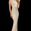 Sherri Hill - 52369 High Neckline Beaded Dress