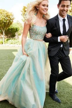 Sherri Hill - 52404 Scoop Beaded Dress 8 Sherri Hill - 52404 Scoop Beaded Dress