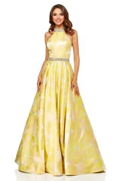 Sherri Hill - 52425 Full Figured Beaded Long Dress