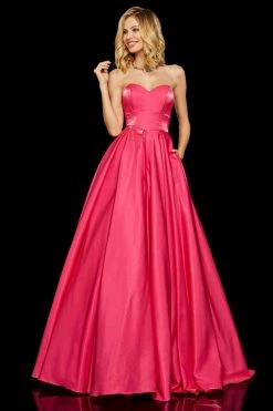 Sherri Hill - 52456 Strapless Sweetheart Full Figured Ballgown Dress