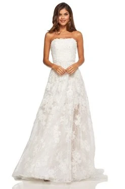 Sherri Hill - 52477 A Line Applique Dress