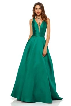 Sherri Hill - 52502 Sherri Hill Taffeta A Line Dress