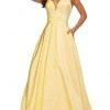 Sherri Hill - 52506 V-Neck Taffeta Dress