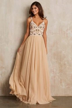 Sherri Hill - 52523 V-Neckline A-line Long Dress