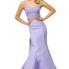Sherri Hill - 52528 Two Piece Scoop Mermaid Evening Dress 1 Sherri Hill - 52528 Two Piece Scoop Mermaid Evening Dress