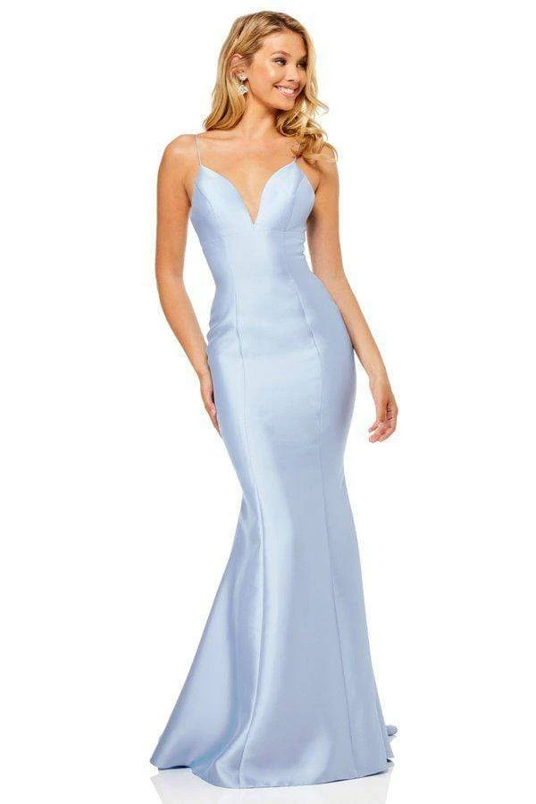 Sherri Hill - 52545 Strappy V-Neck Mermaid Evening Gown 3 Sherri Hill - 52545 Strappy V-Neck Mermaid Evening Gown