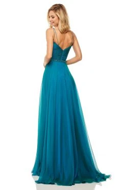 Sherri Hill - 52557 Pleated Sweetheart Bodice Sleeveless Chiffon Gown 5 Sherri Hill - 52557 Pleated Sweetheart Bodice Sleeveless Chiffon Gown