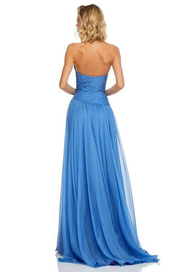 Sherri Hill - 52588 Strapless Sweetheart High Slit Chiffon Gown 4 Sherri Hill - 52588 Strapless Sweetheart High Slit Chiffon Gown