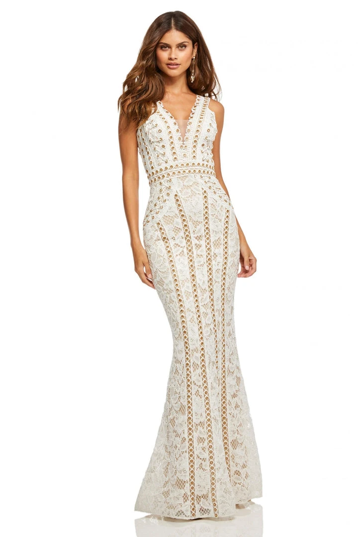 Sherri Hill - 52611 V-Neck Beaded Trumpet Dress 5 Sherri Hill - 52611 V-Neck Beaded Trumpet Dress