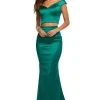 Sherri Hill - 52612 Two Piece Off-Shoulder Trumpet Dress