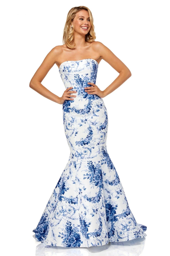 Sherri Hill - 52618 Full Figured Strapless Dress 3 Sherri Hill - 52618 Full Figured Strapless Dress