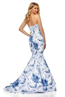 Sherri Hill - 52618 Full Figured Strapless Dress 5 Sherri Hill - 52618 Full Figured Strapless Dress