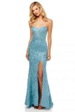 Sherri Hill - 52647 Beaded Lace Sweetheart Trumpet Dress 8 Sherri Hill - 52647 Beaded Lace Sweetheart Trumpet Dress