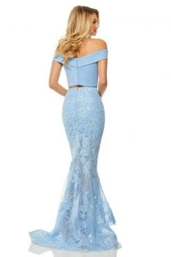 Sherri Hill - 52653 Two Piece Off-Shoulder Sheath Dress 7 Sherri Hill - 52653 Two Piece Off-Shoulder Sheath Dress